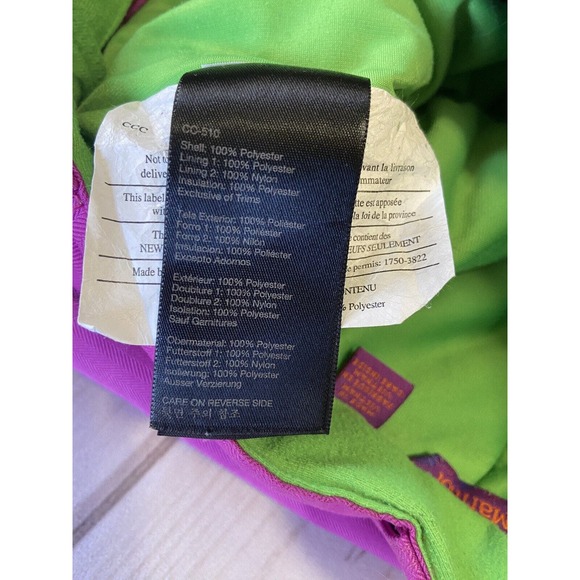 Marmot Girl’s Ski Snowboard Snow Pants in Fuschia Pink And Green Sz L - Picture 6 of 13